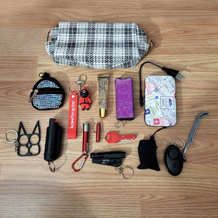Squid Game Self Defense Kit with Backpack Keychain