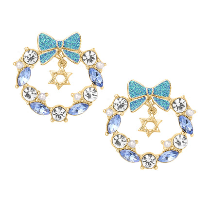 Hanukkah Wreath Studs
