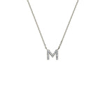 Letter "M" Necklace