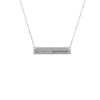 Love & Be Loved Bar Necklace