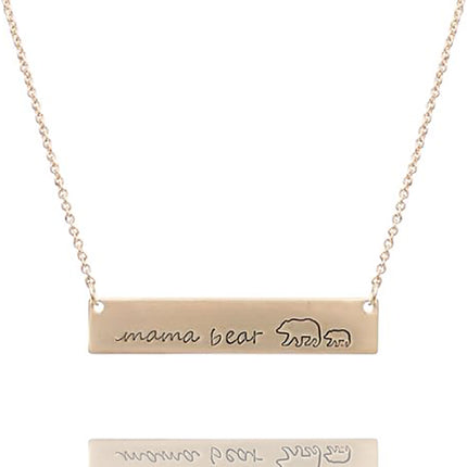 Mama Bear Bar Pendant