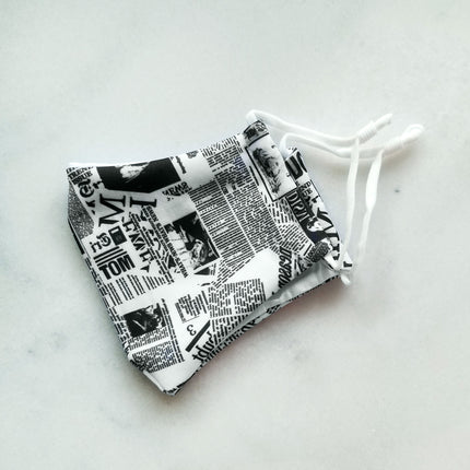 Newspaper Print Mask