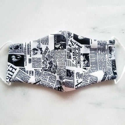 Newspaper Print Mask