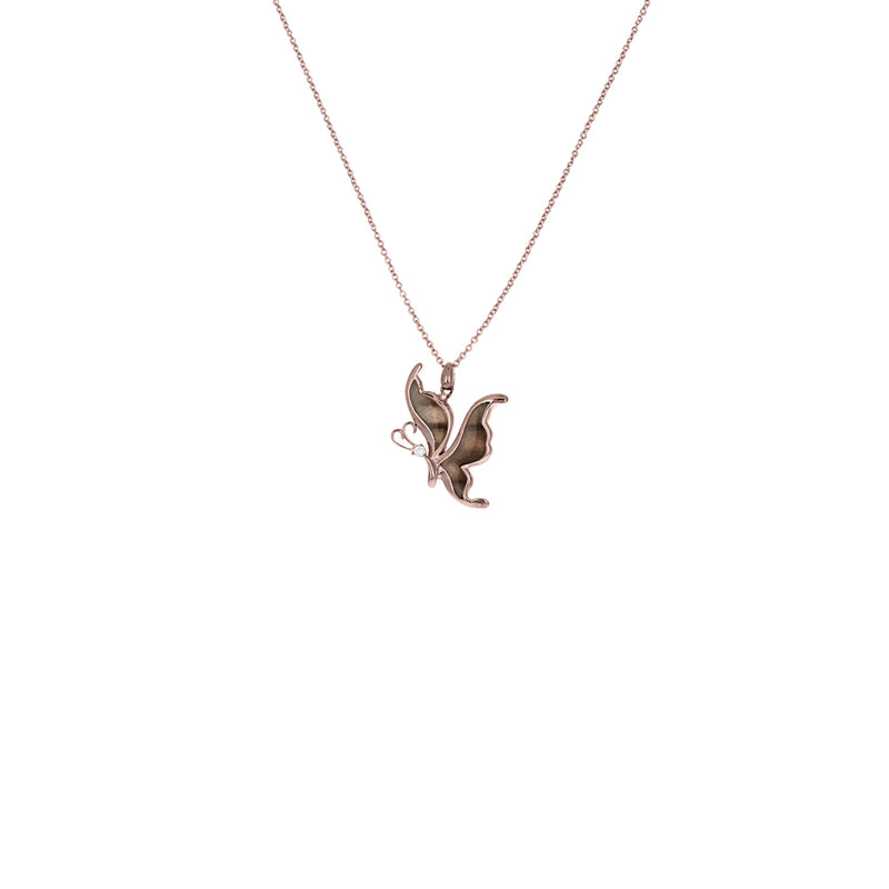 Flying Chocolate Tiger Necklace