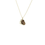 Resting Chocolate Tiger Necklace