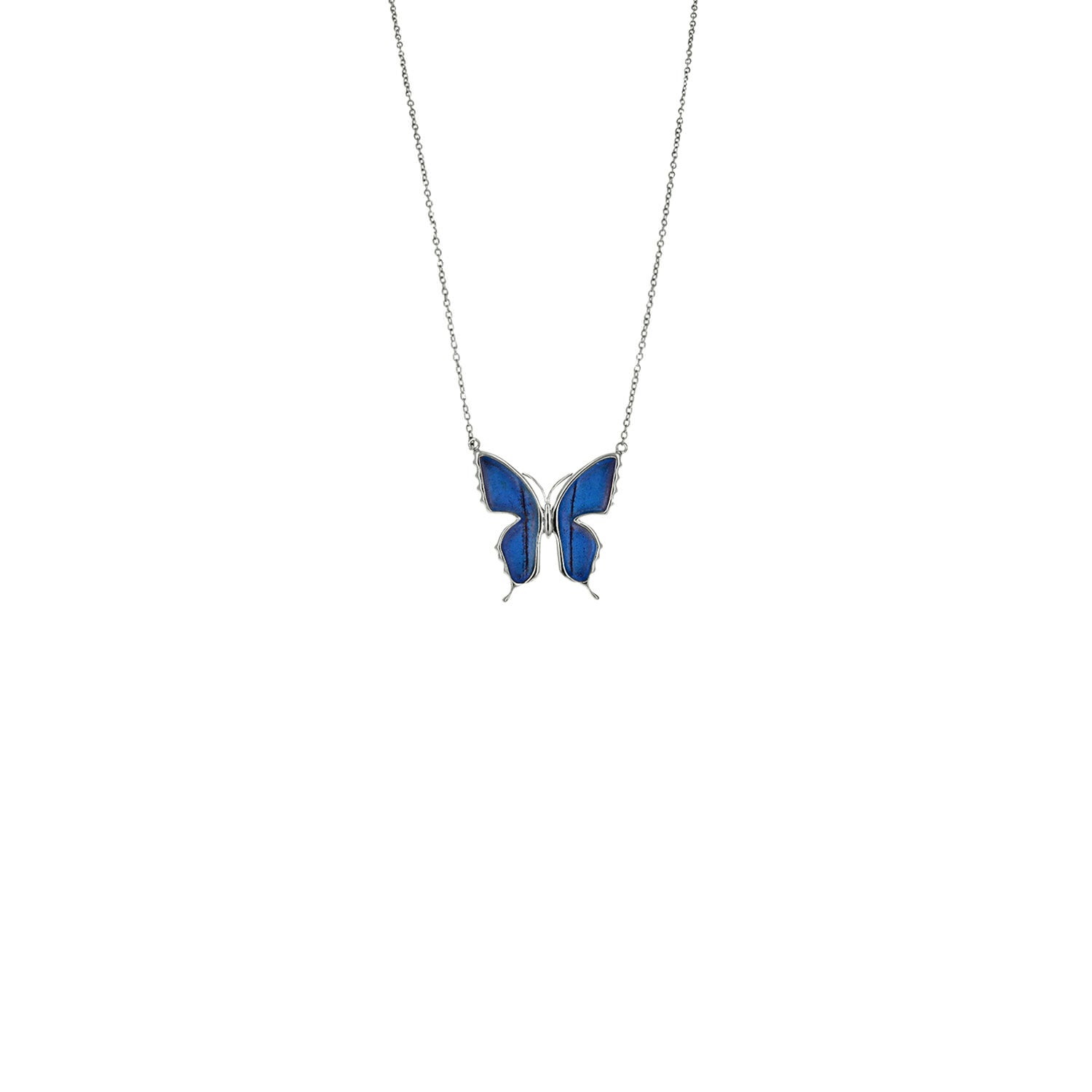 Royal Blue Enamel Cross Necklace – Jennifer King Designs