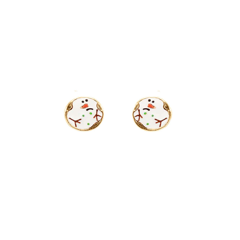 Melted Snowman Studs
