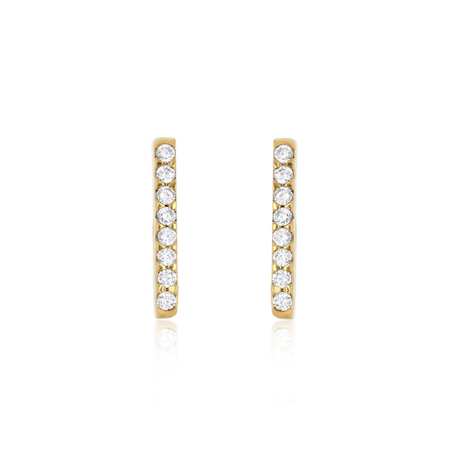 Crystal Bar Studs
