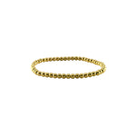 gold beaded stretch bracelet