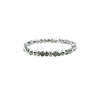 metallic crystal stretch bracelet