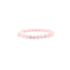 pink rose quartz stretch bracelet