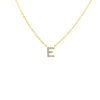 Letter "E" Necklace