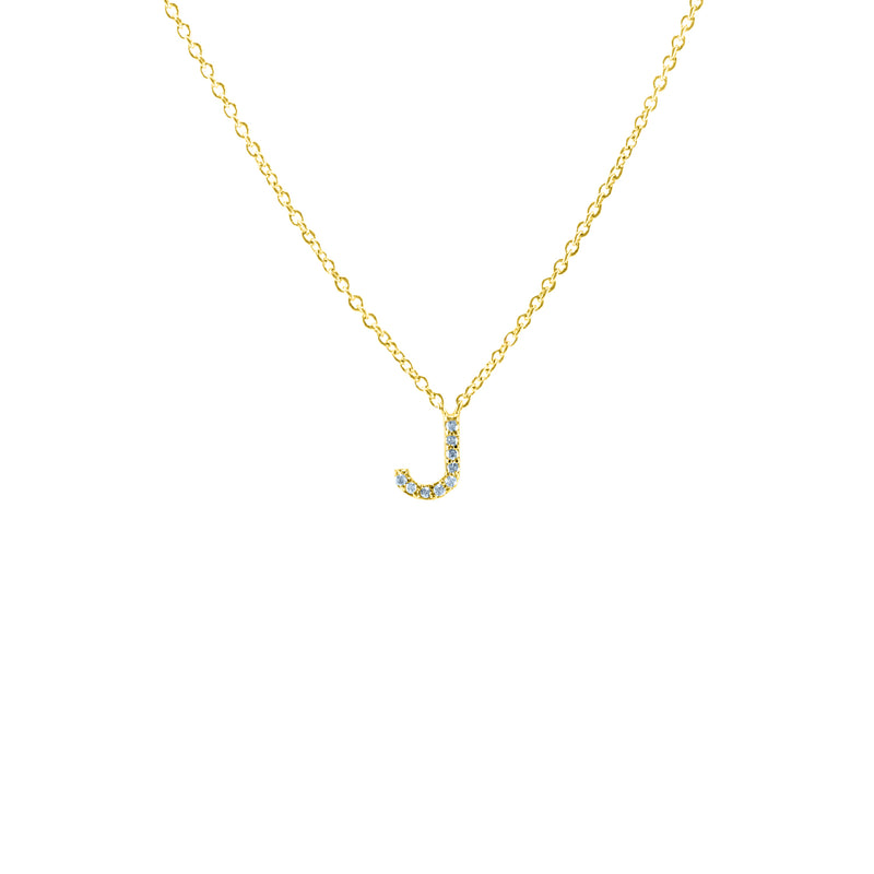 14kt Yellow Gold Initial-C Necklace with Spring Clasp | Shelly Bermont Fine  Jewelry
