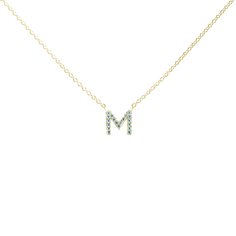 Letter "M" Necklace