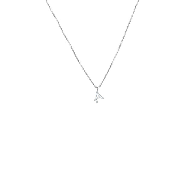 Initial "A" Necklace