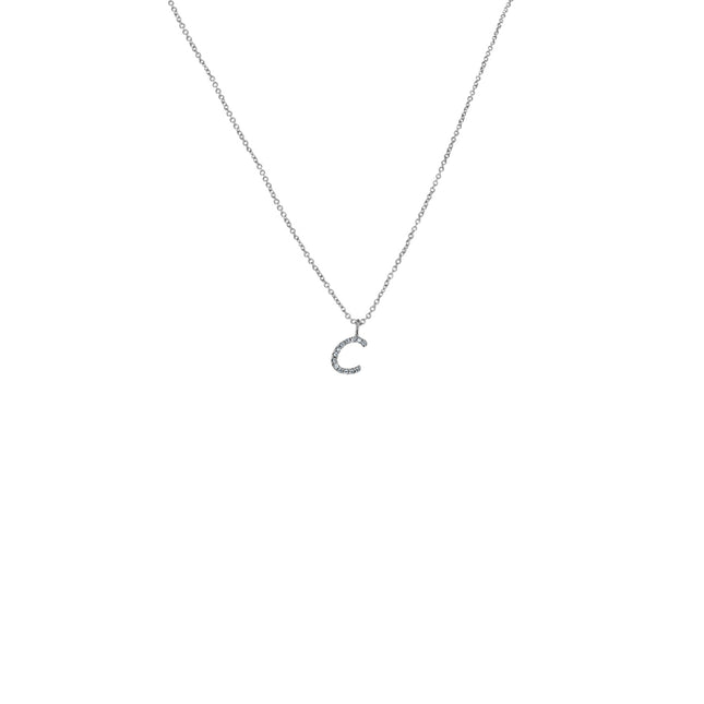 Initial "C" Necklace