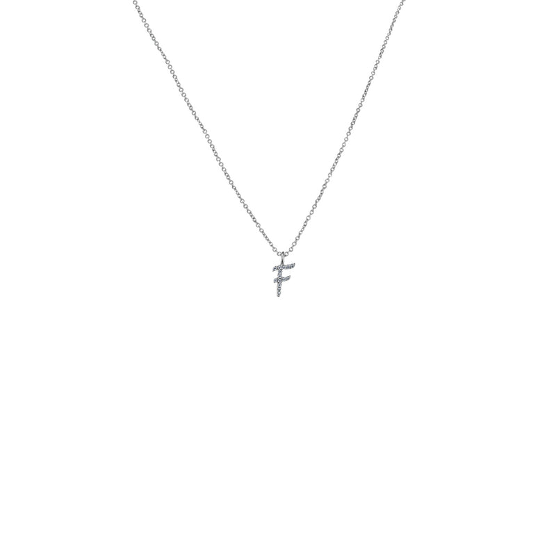 Initial "F" Necklace