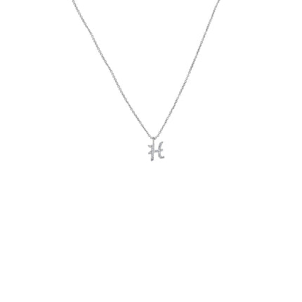 Initial "H" Necklace