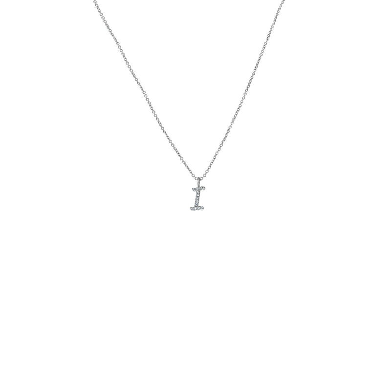 Initial "I" Necklace