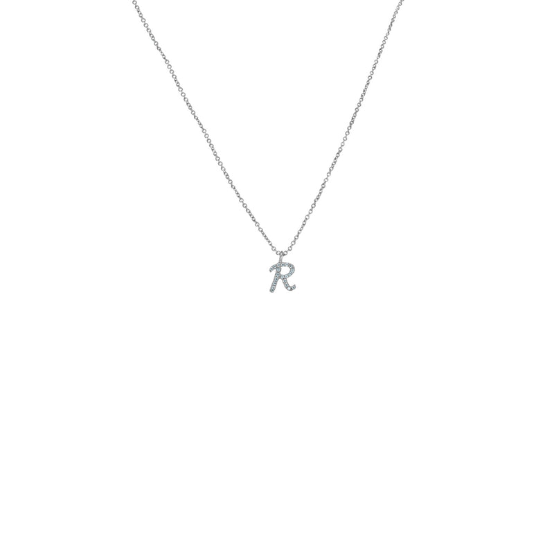 Initial "R" Necklace
