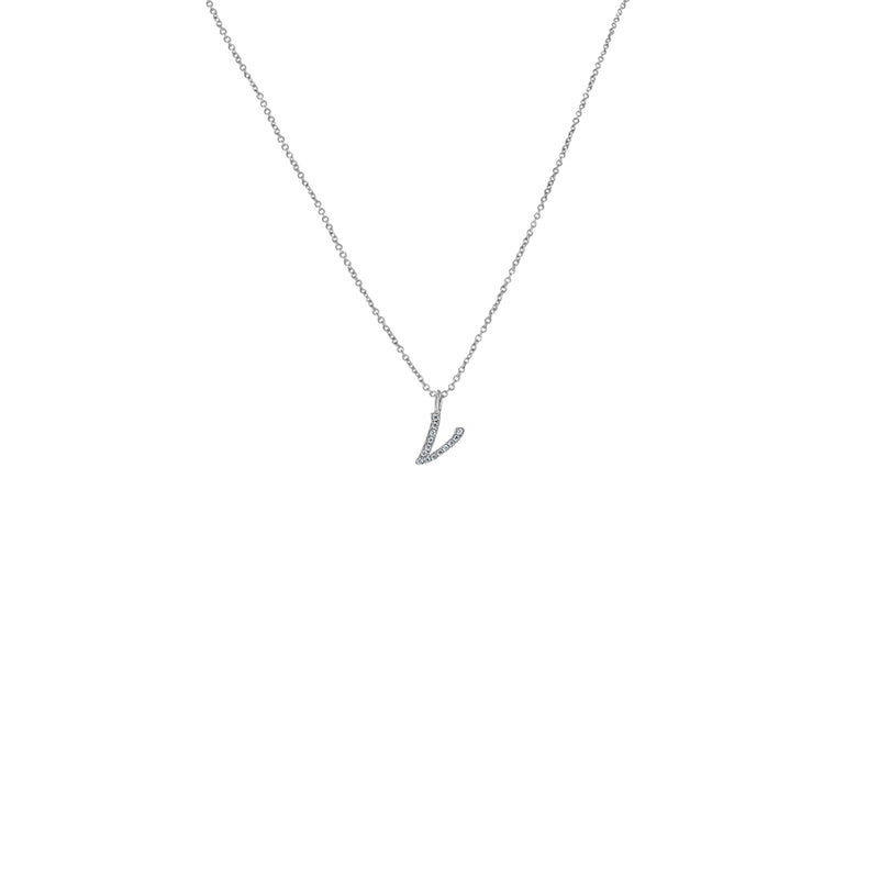 Initial "V" Necklace
