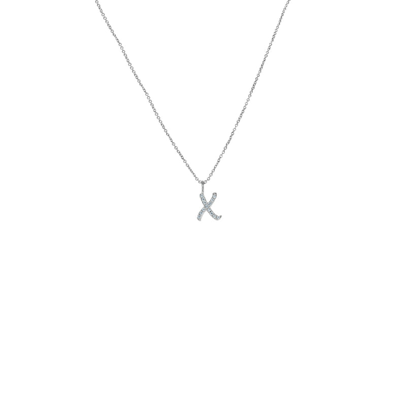 Initial "X" Necklace
