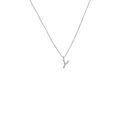Initial "Y" Necklace