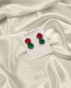 Christmas Bow Stud Set